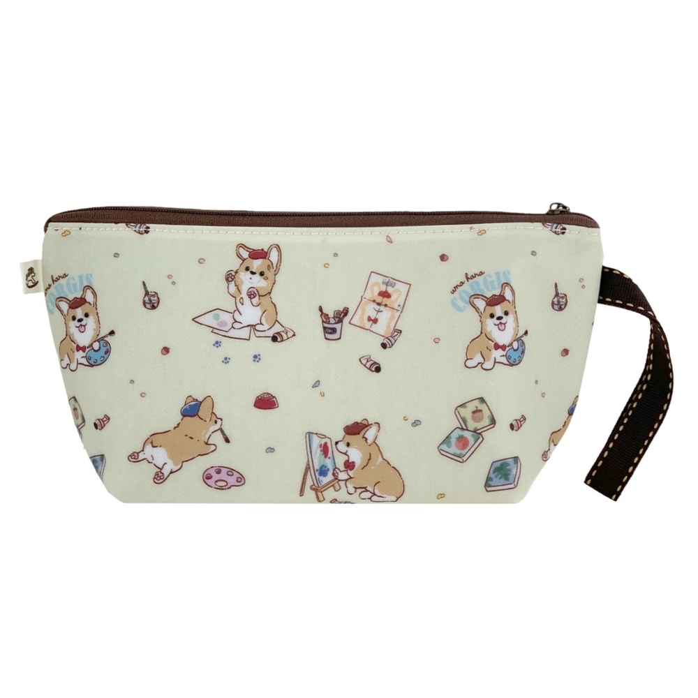 Waterproof Corgi Dumpling Cosmetic Makeup Bag - Picture 1 of 11